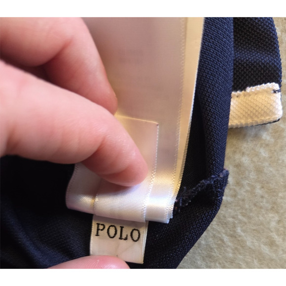 Polo Ralph Lauren Men's XL Navy Red Colorblock Big Pony Performance Polo - Picture 8 of 8